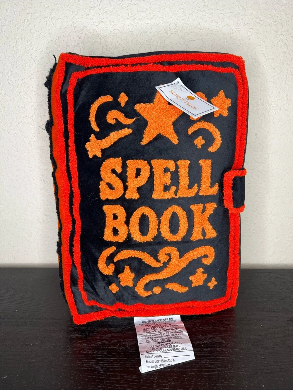 NEW Target Bullseyes Playground Halloween 2026 Spell Book Novelty Pillow